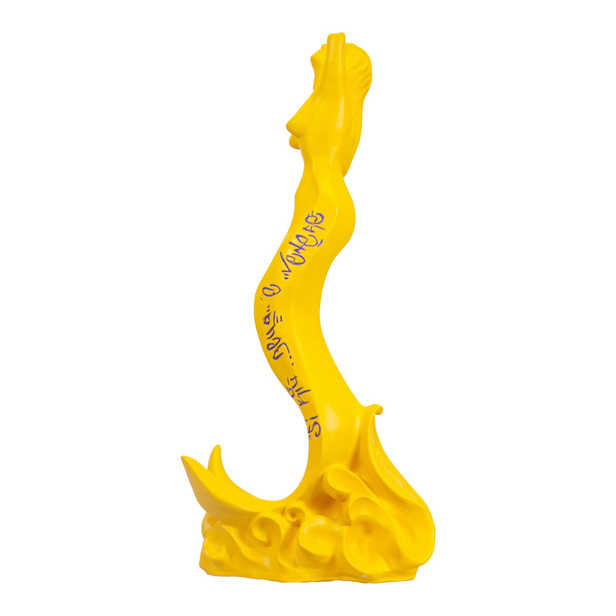 Partenope è cchiù bell' 'e Venere - sculpture in resin on the siren protector of Naples