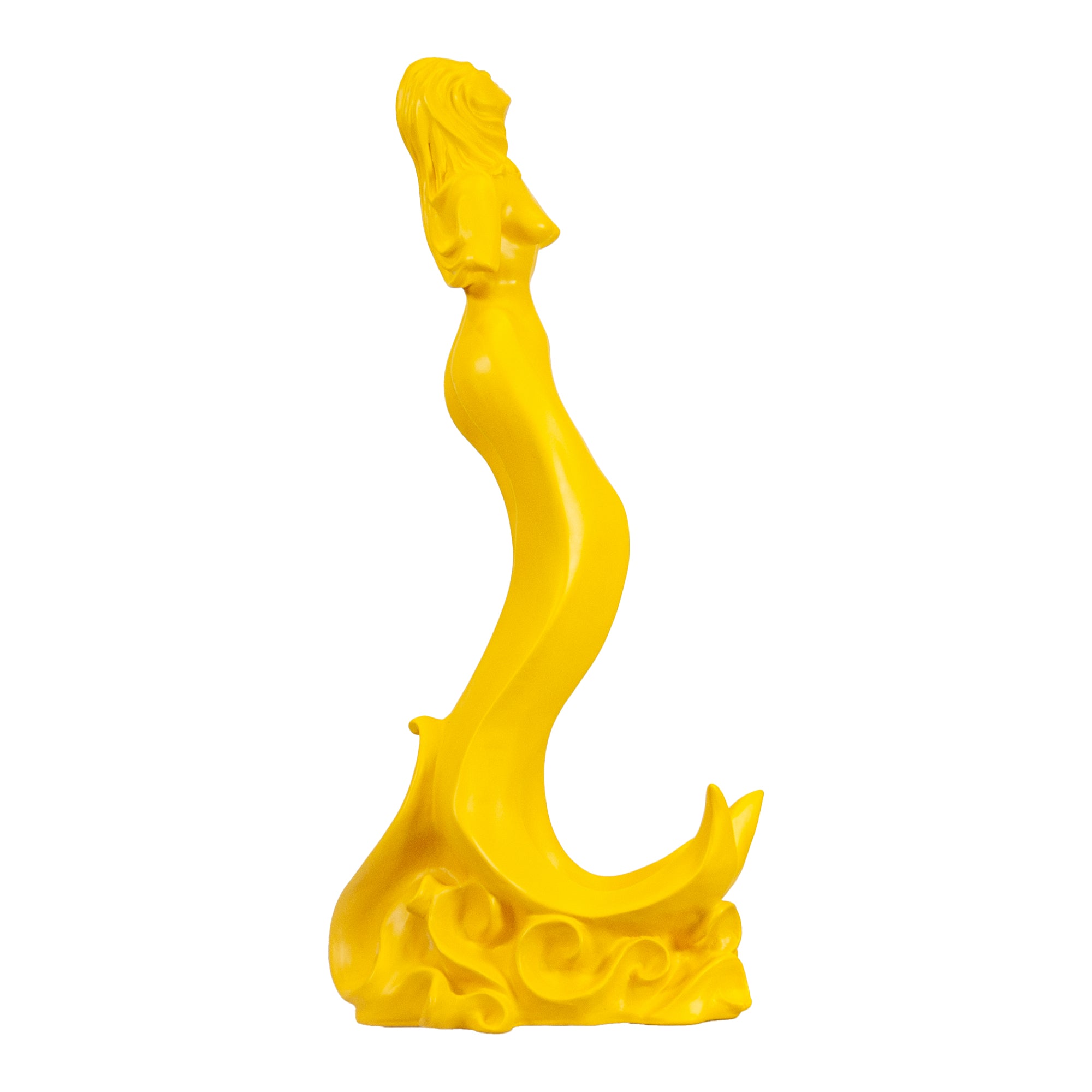 Partenope è cchiù bell' 'e Venere - sculpture in resin on the siren protector of Naples
