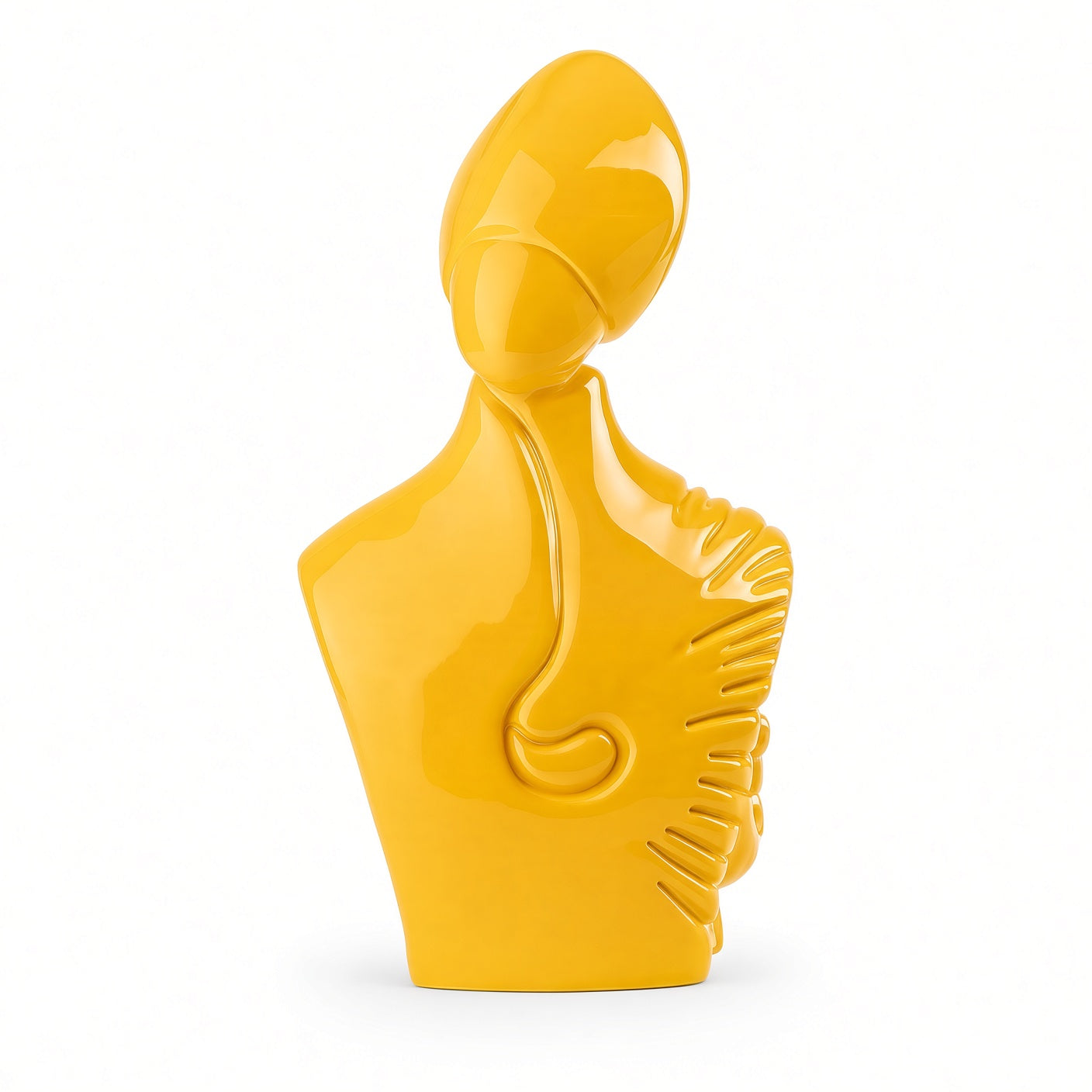 the new San Gennaro - 14 cm glossy colored resin sculpture