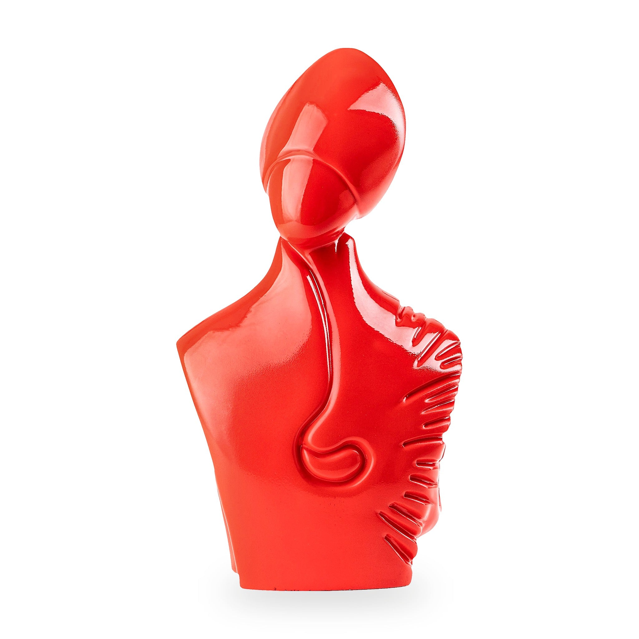 il nuovo San Gennaro - scultura in resina colorata lucida da 27 cm