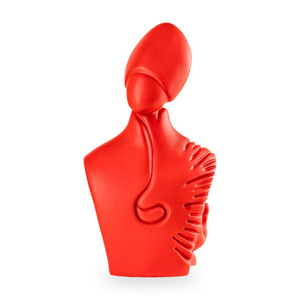 il nuovo San Gennaro - scultura in resina colorata opaca da 14 cm