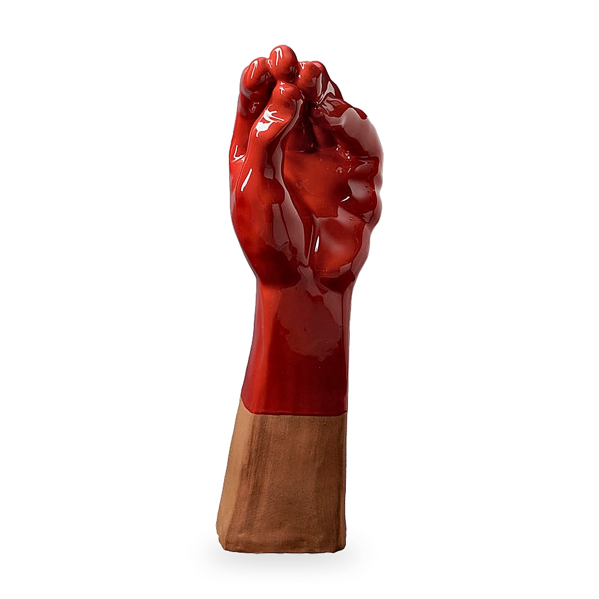 Ma ch vvuo'? - scultura in terracotta de "Il linguaggio delle Mani" (vers.piccola)