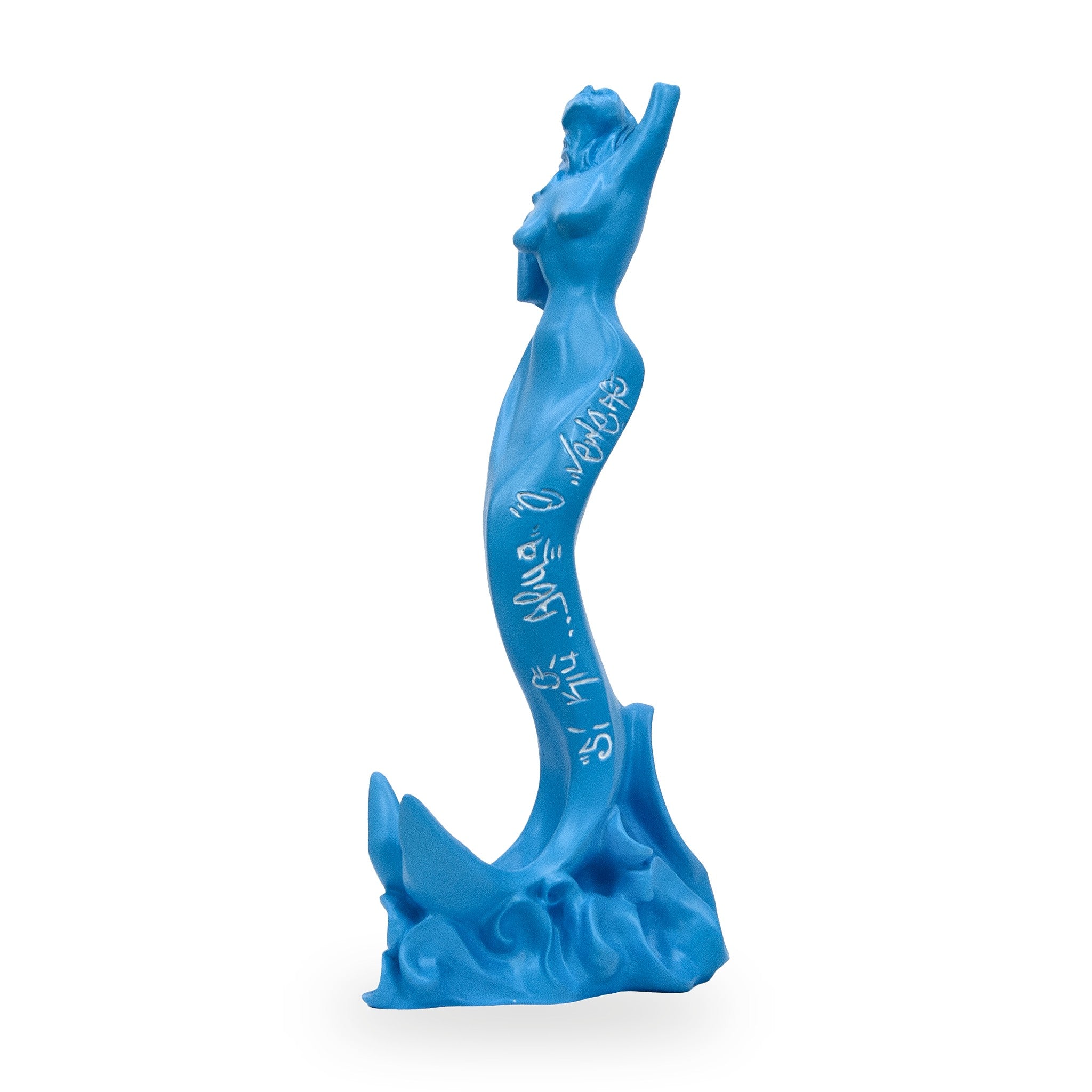 Partenope è cchiù bell' 'e Venere - sculpture in resin on the siren protector of Naples