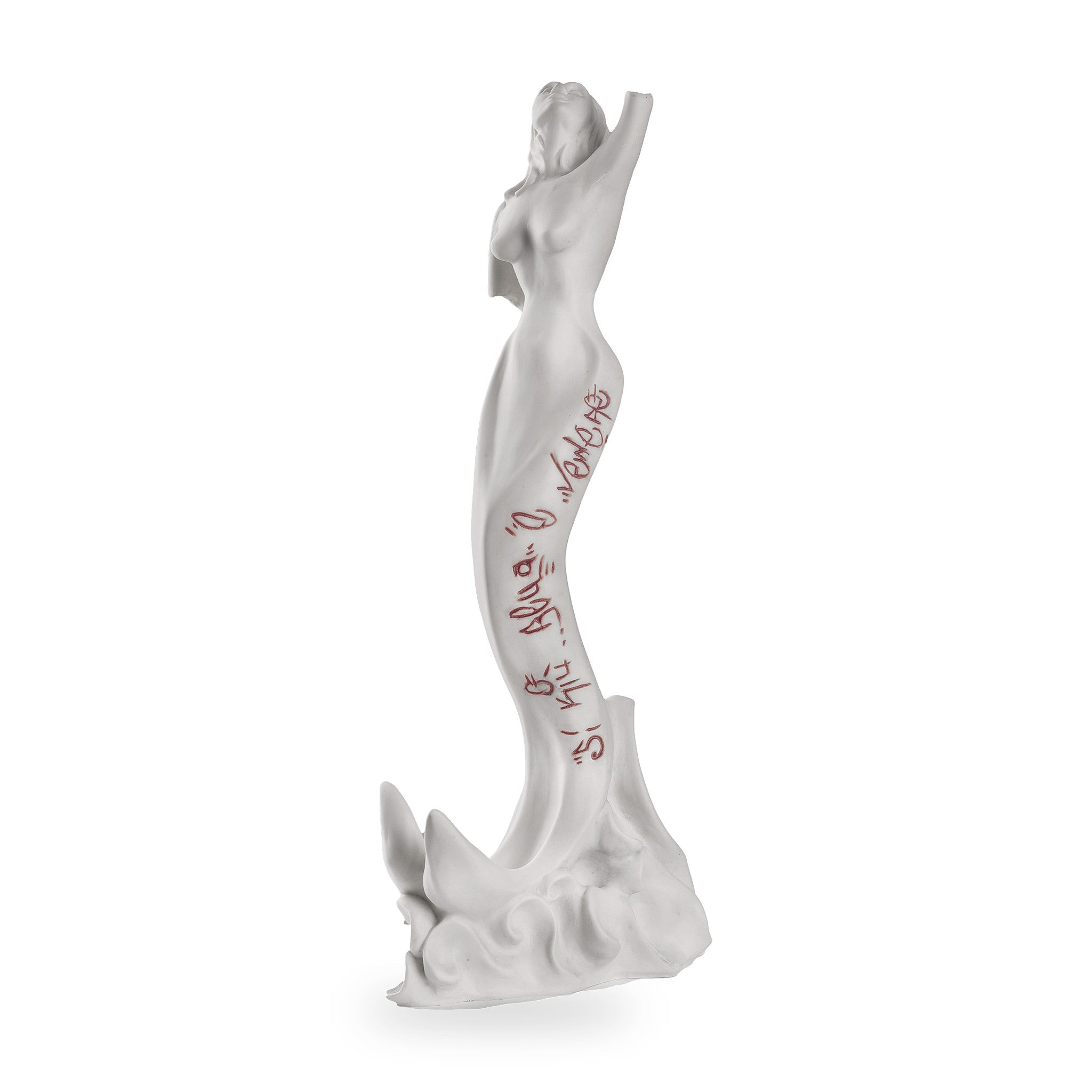 Partenope è cchiù bell' 'e Venere - sculpture in resin on the siren protector of Naples