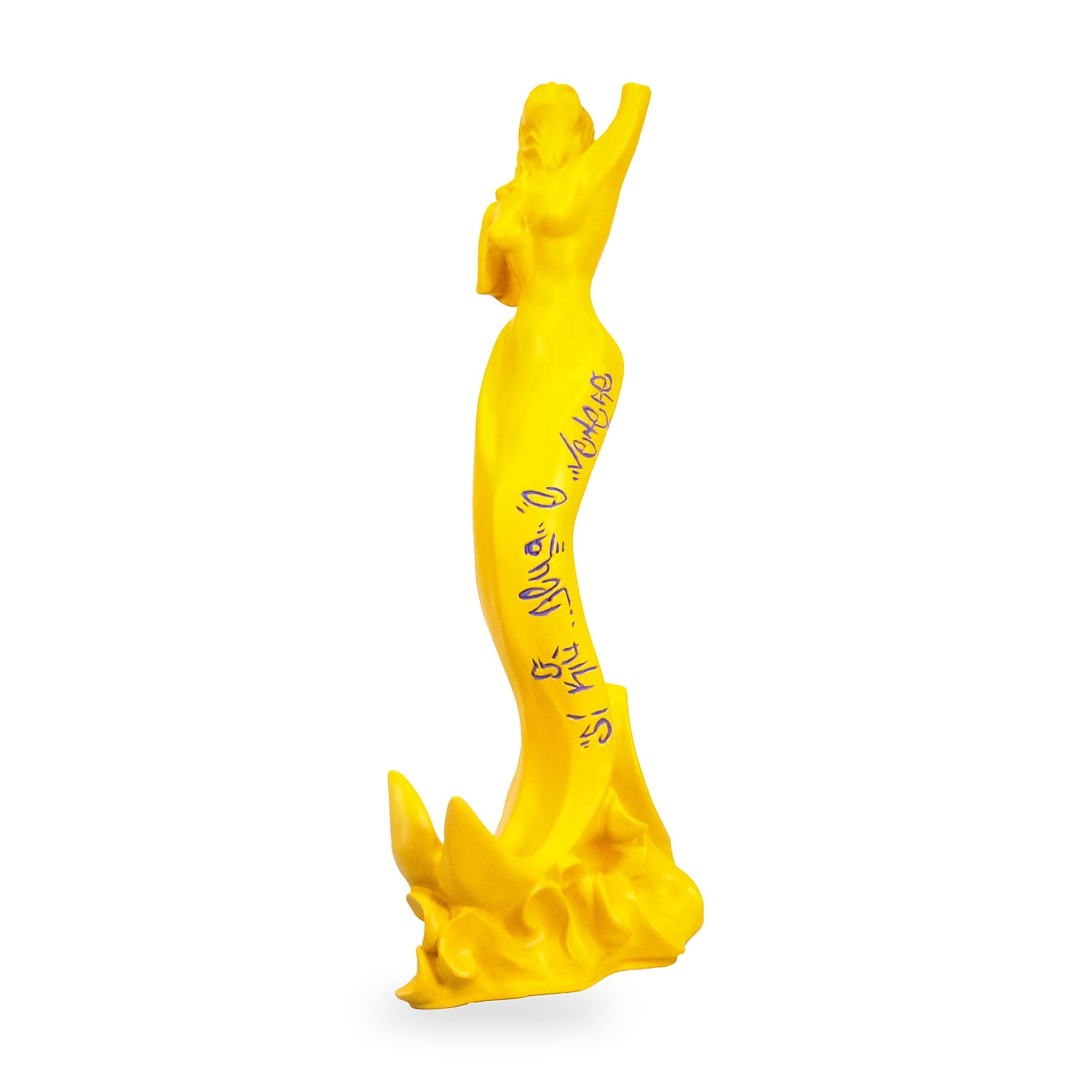 Partenope è cchiù bell' 'e Venere - sculpture in resin on the siren protector of Naples