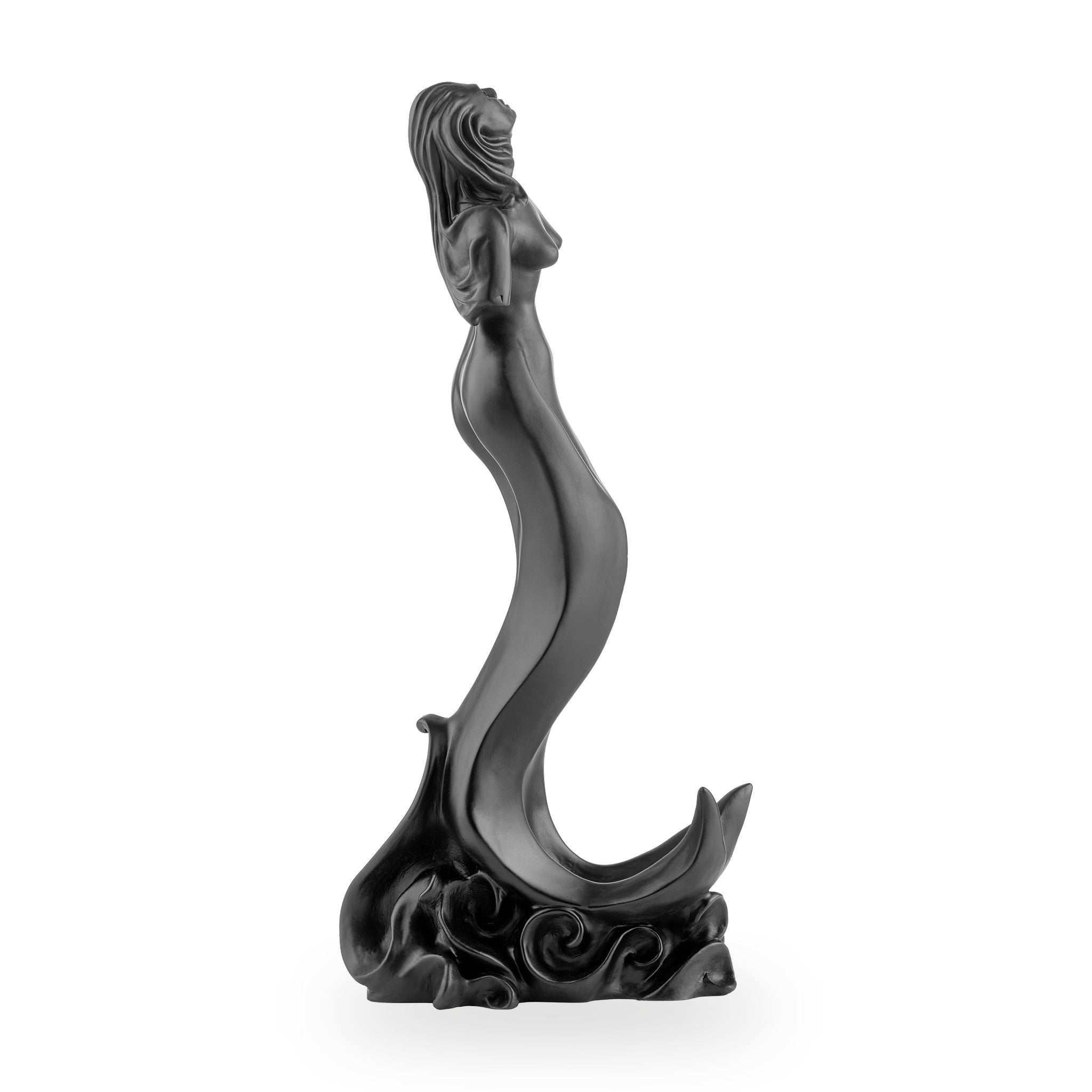 Partenope è cchiù bell' 'e Venere - sculpture in resin on the siren protector of Naples
