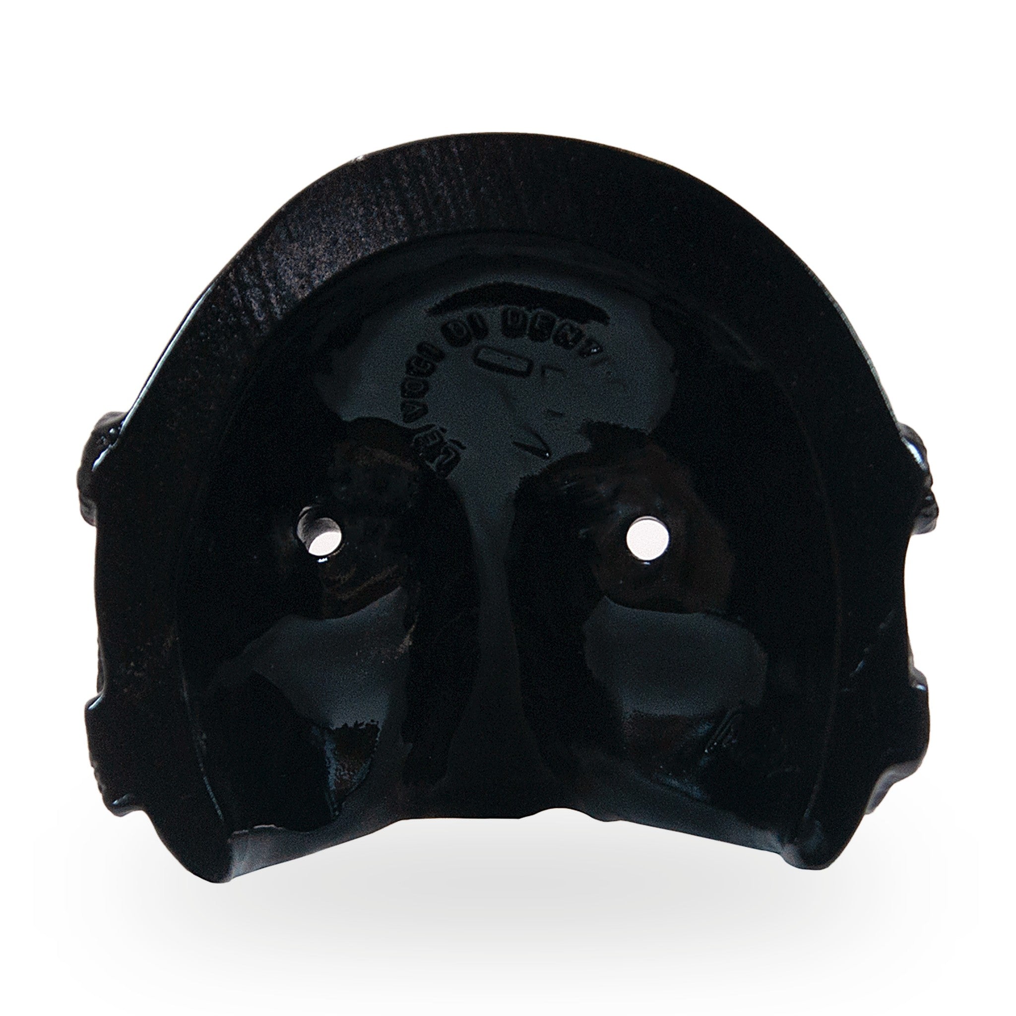 Pulcimask - scultura in resina nero lucido (vers. grande)