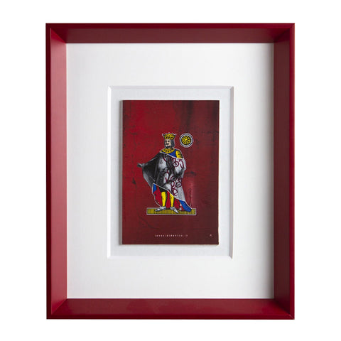 The kings of Naples - premium version of the author's graphics with an Italian handcrafted frame