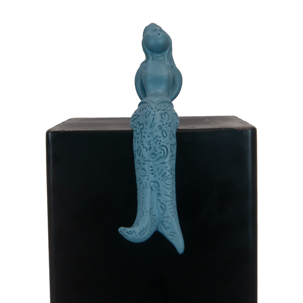 Partenope è cchiù bell' 'e Venere - sculpture in resin on the siren protector of Naples