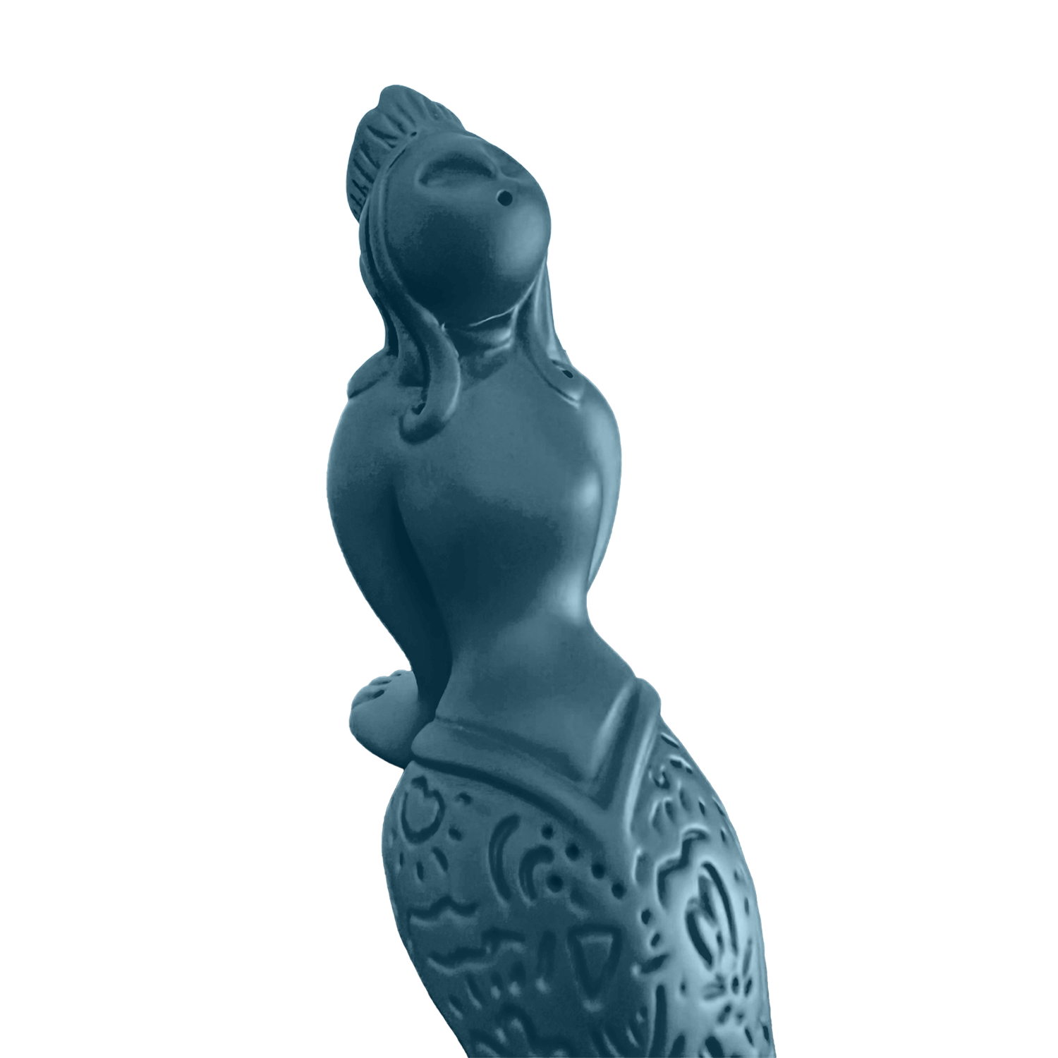 Partenope è cchiù bell' 'e Venere - sculpture in resin on the siren protector of Naples