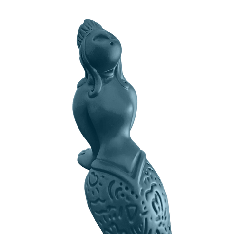 Partenope è cchiù bell' 'e Venere - sculpture in resin on the siren protector of Naples