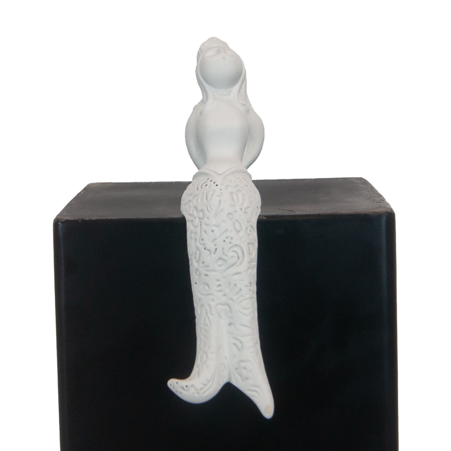 Partenope è cchiù bell' 'e Venere - sculpture in resin on the siren protector of Naples
