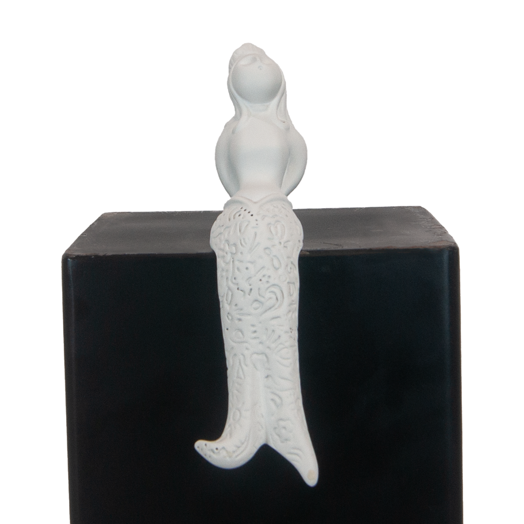 Partenope è cchiù bell' 'e Venere - sculpture in resin on the siren protector of Naples