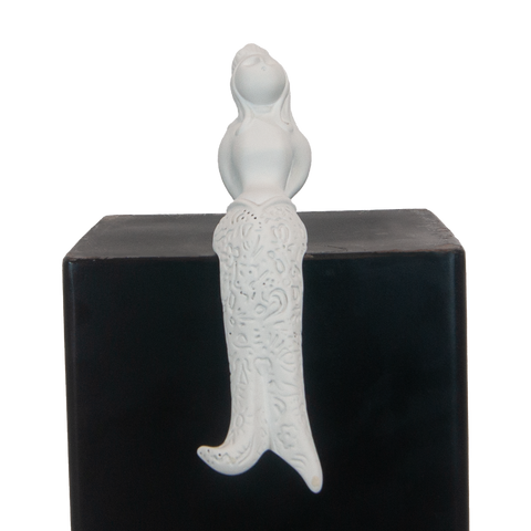 Partenope è cchiù bell' 'e Venere - sculpture in resin on the siren protector of Naples