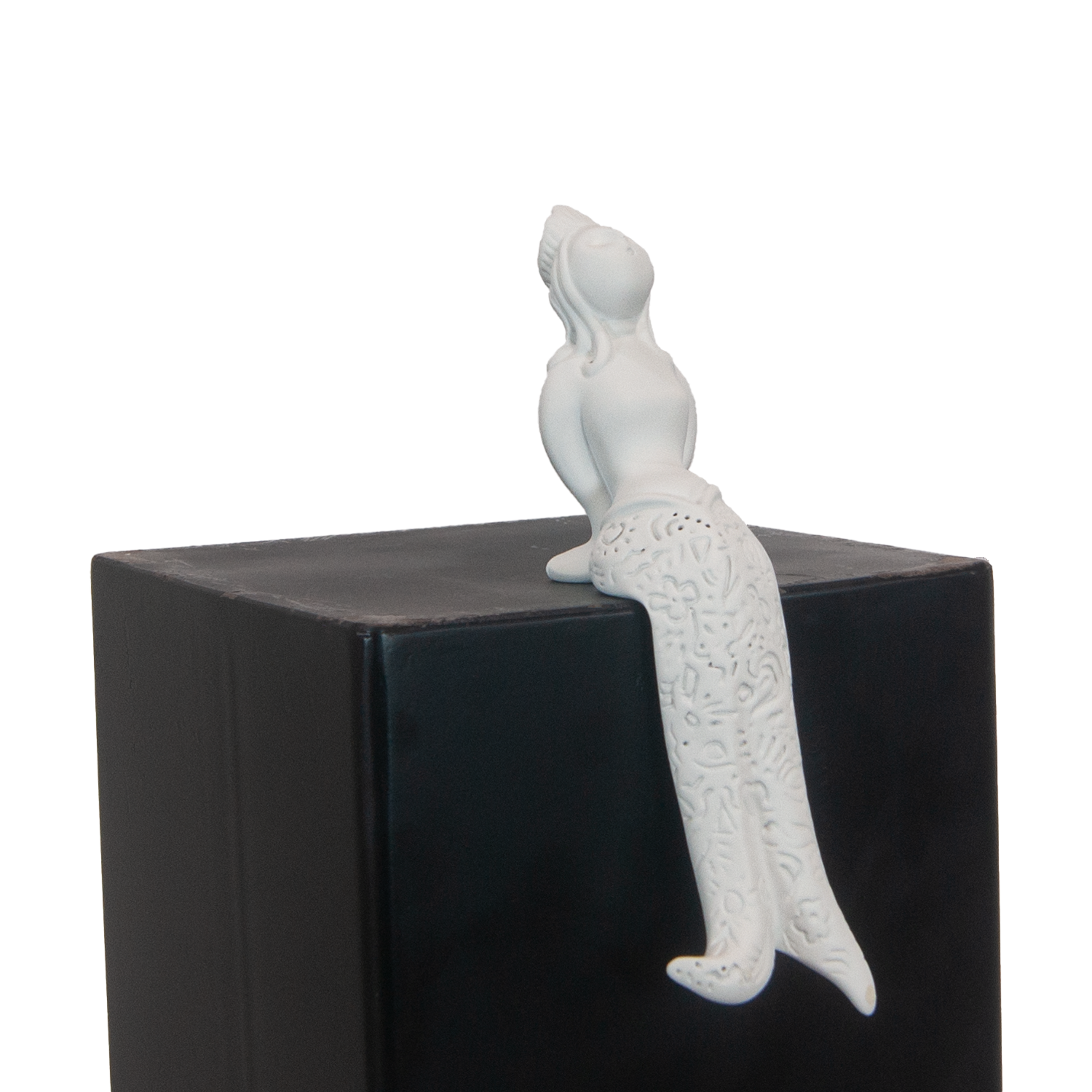 Partenope è cchiù bell' 'e Venere - sculpture in resin on the siren protector of Naples