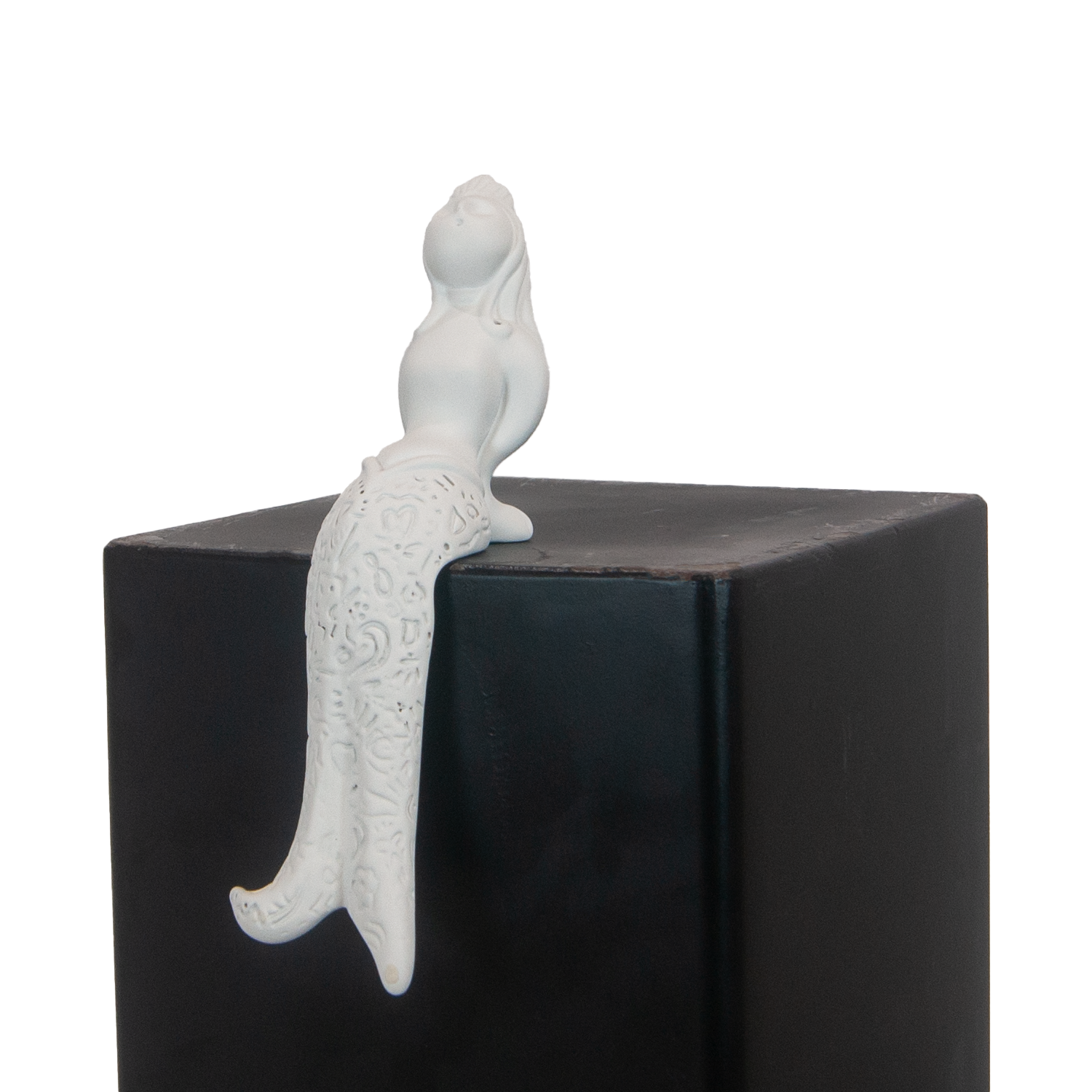 Partenope è cchiù bell' 'e Venere - sculpture in resin on the siren protector of Naples