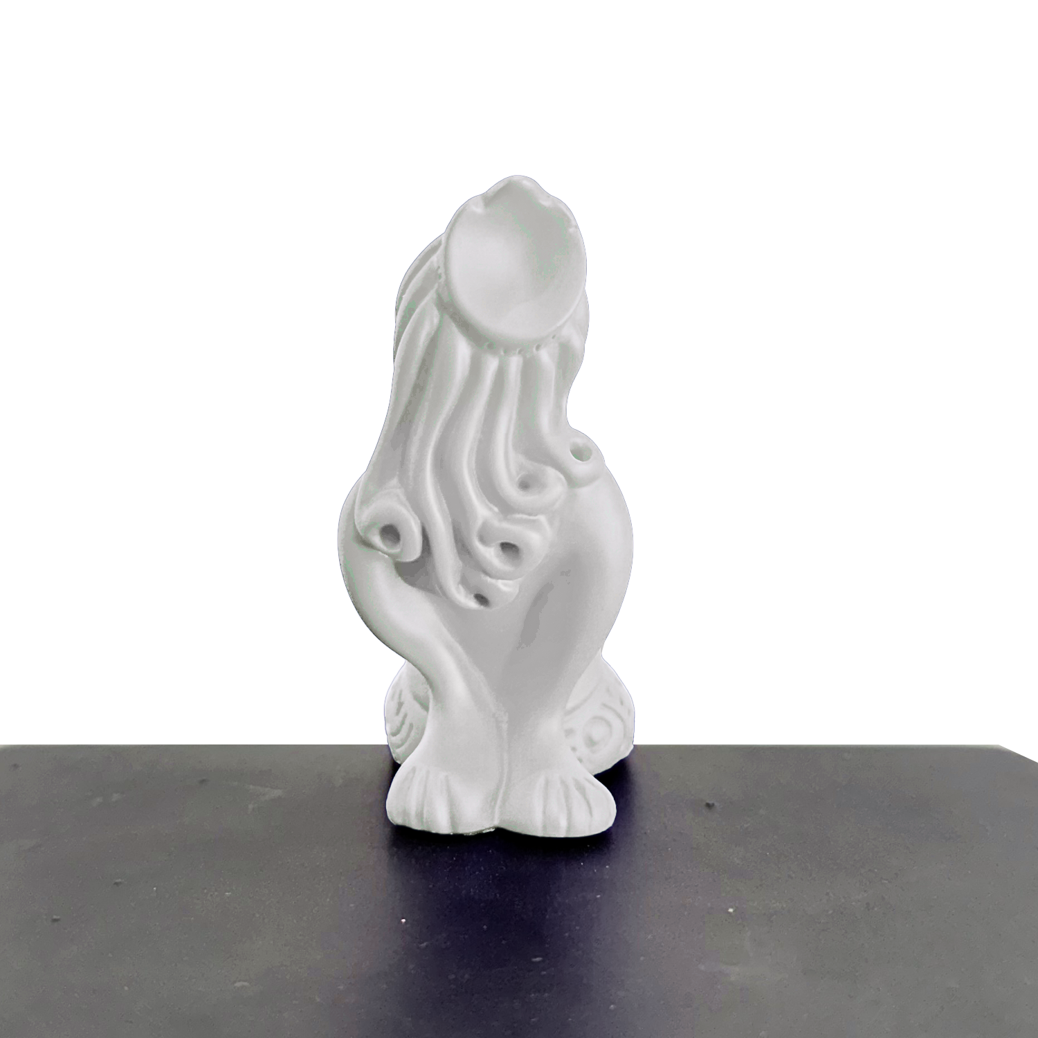 Partenope è cchiù bell' 'e Venere - sculpture in resin on the siren protector of Naples