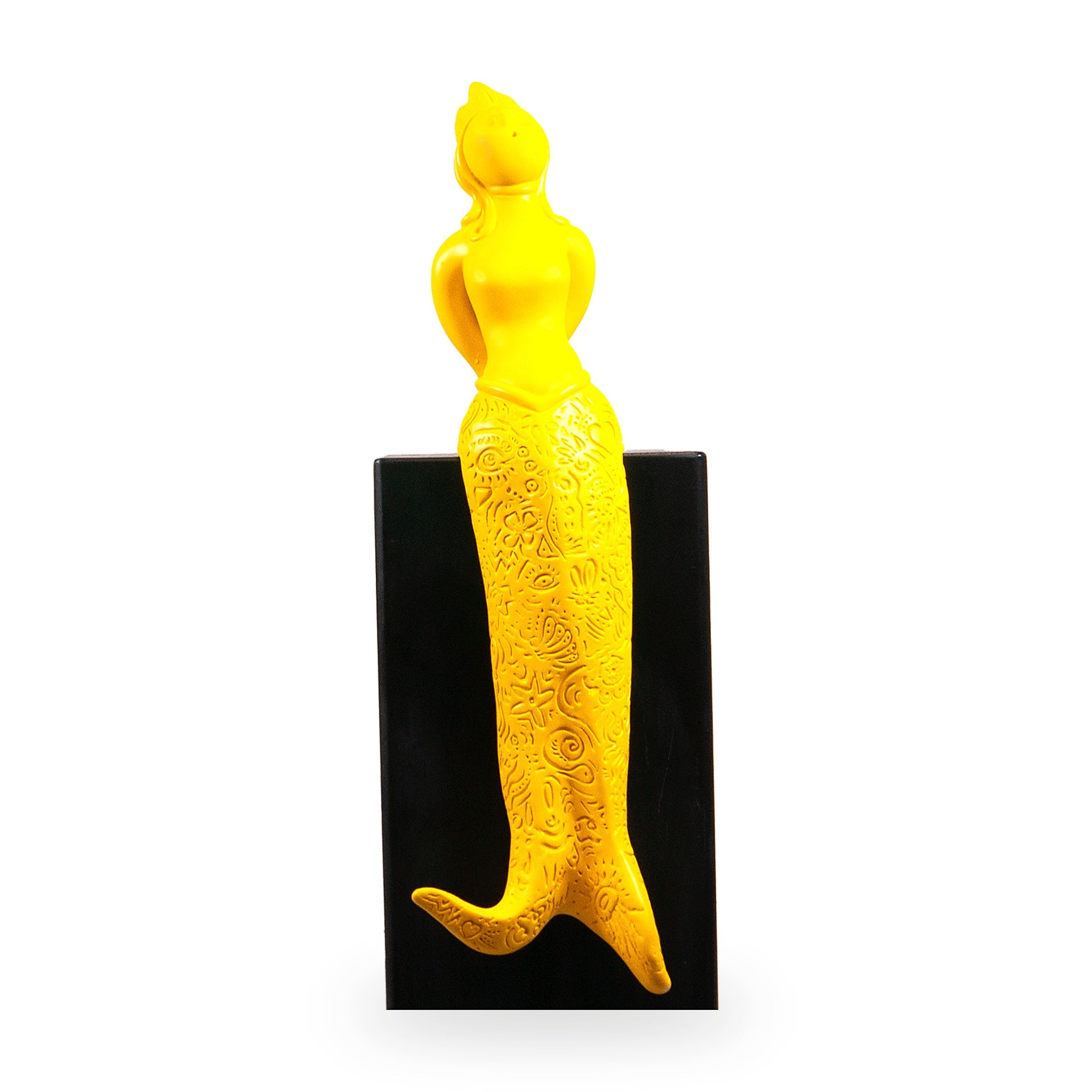 Partenope è cchiù bell' 'e Venere - sculpture in resin on the siren protector of Naples