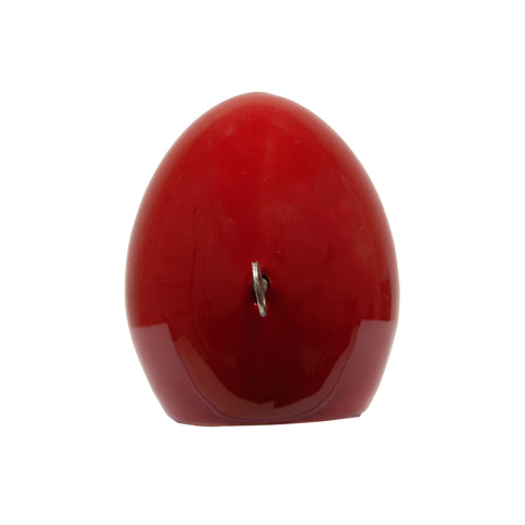 Egg of Virgil, the secrets of Naples - Sculpture in fire-glazed terracotta and iron key
