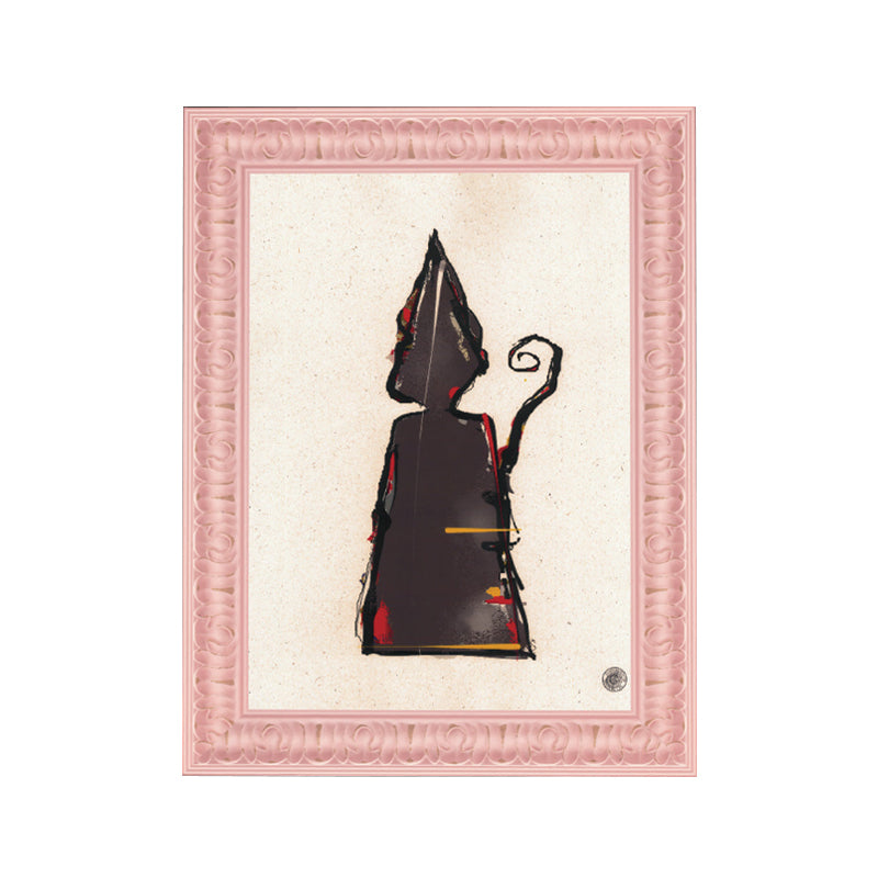 San Gennà Pienzace Tu 10 - author's graphics on San Gennaro with Italian handcrafted frame