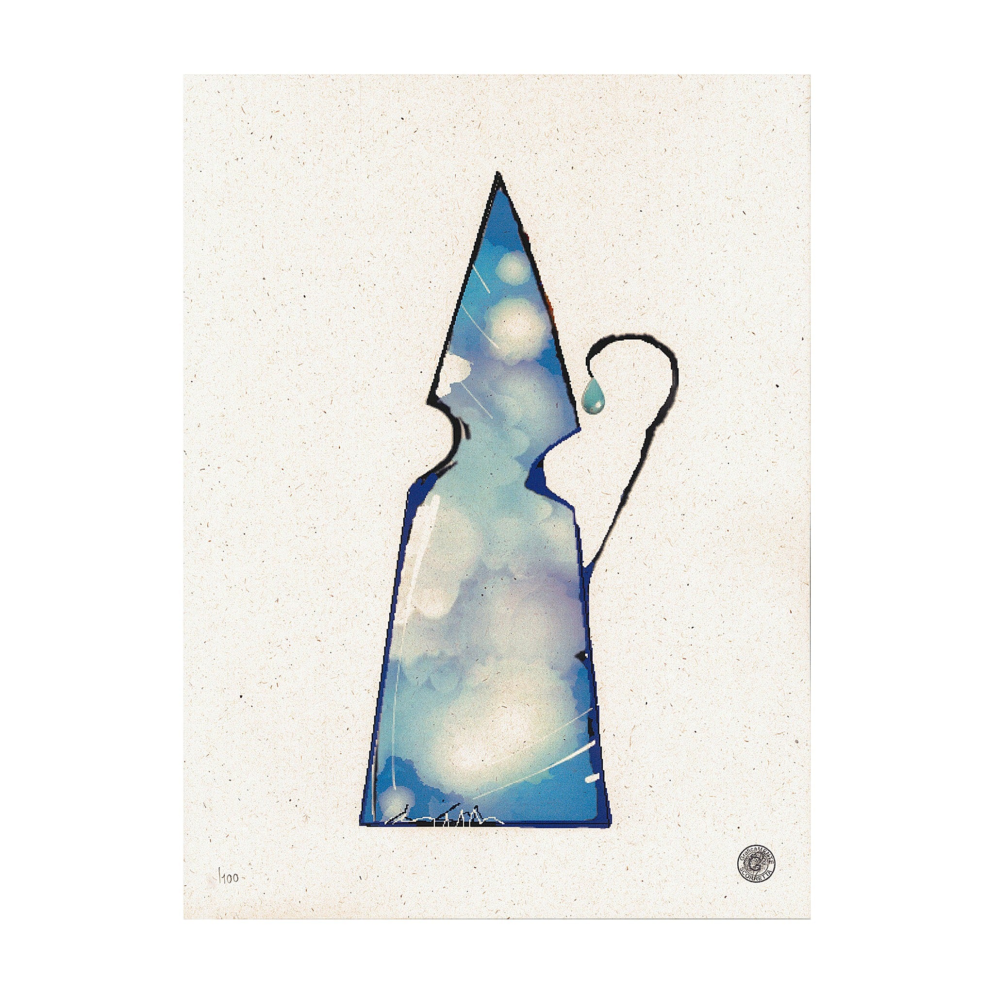 San GennAIR - Special G numbered artwork with Italian handcrafted frame