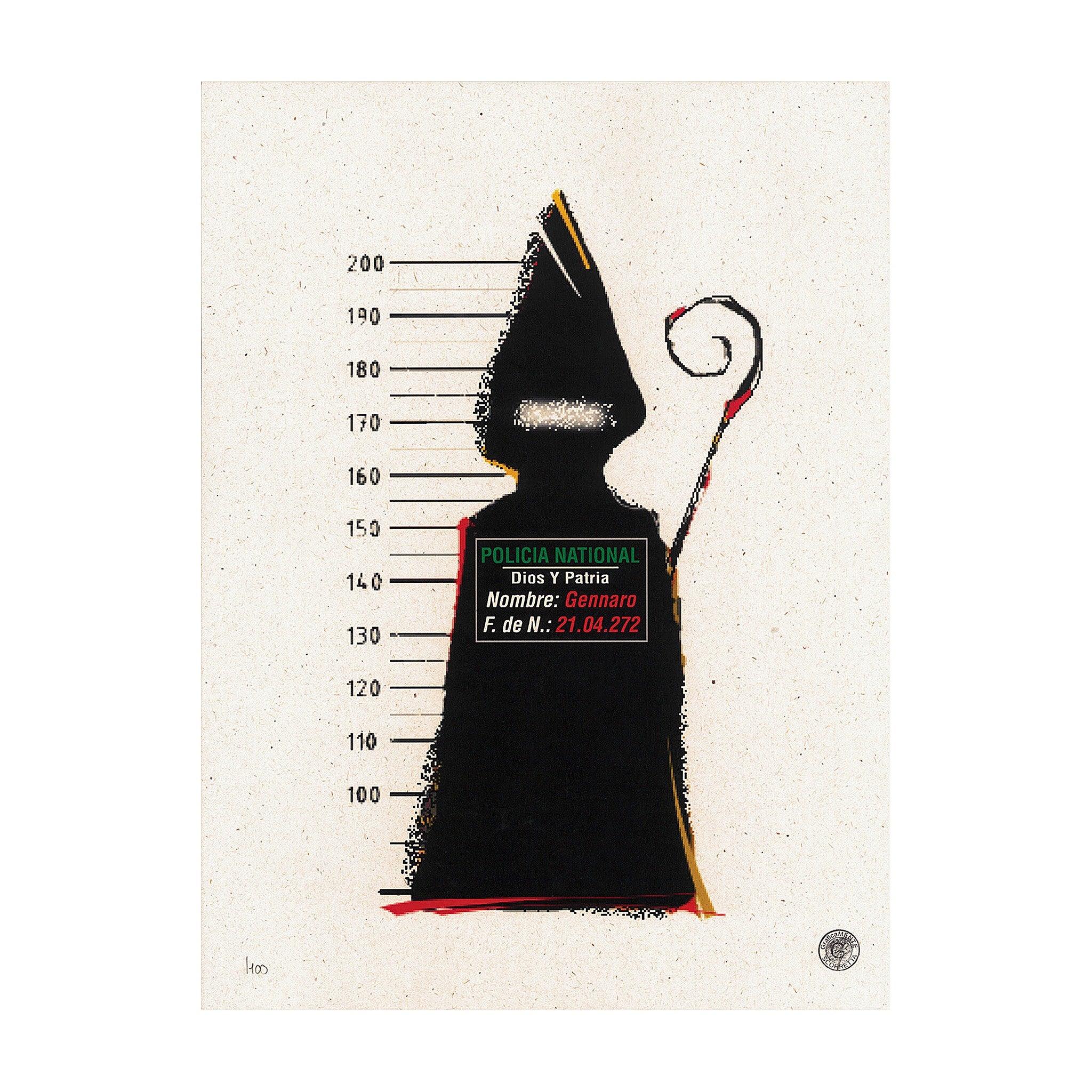 San GenNARCOS - grafica d'autore Special G numerata