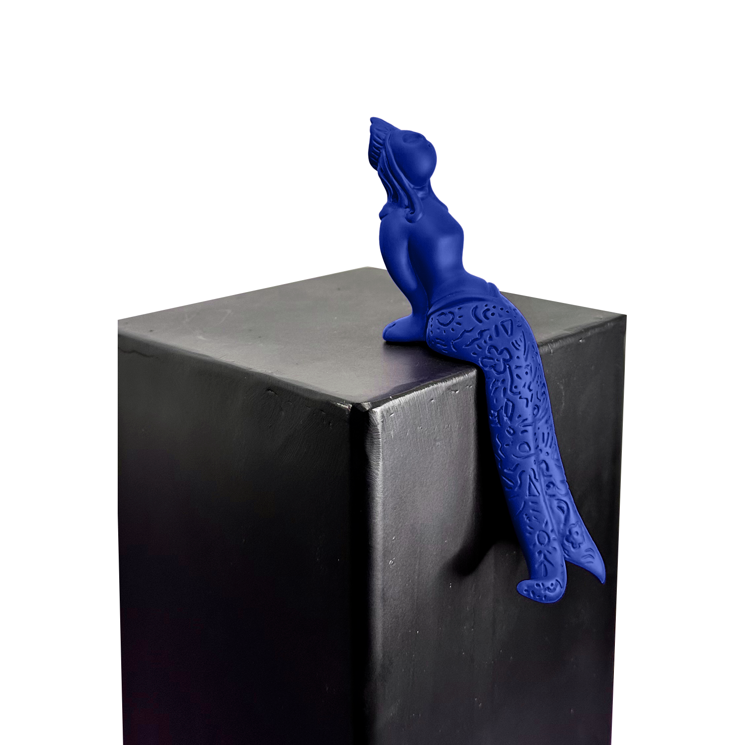 Partenope è cchiù bell' 'e Venere - sculpture in resin on the siren protector of Naples