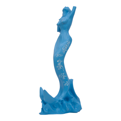Partenope è cchiù bell' 'e Venere - sculpture in resin on the siren protector of Naples
