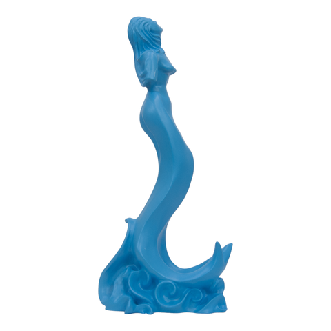 Partenope è cchiù bell' 'e Venere - sculpture in resin on the siren protector of Naples