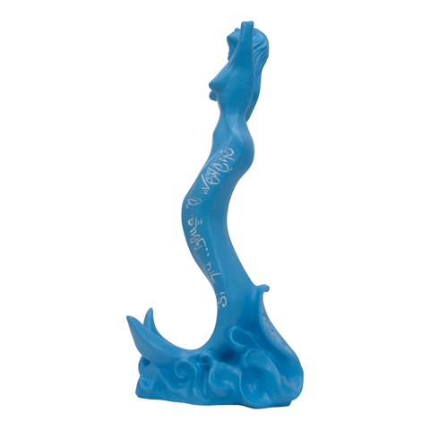 Partenope è cchiù bell' 'e Venere - sculpture in resin on the siren protector of Naples