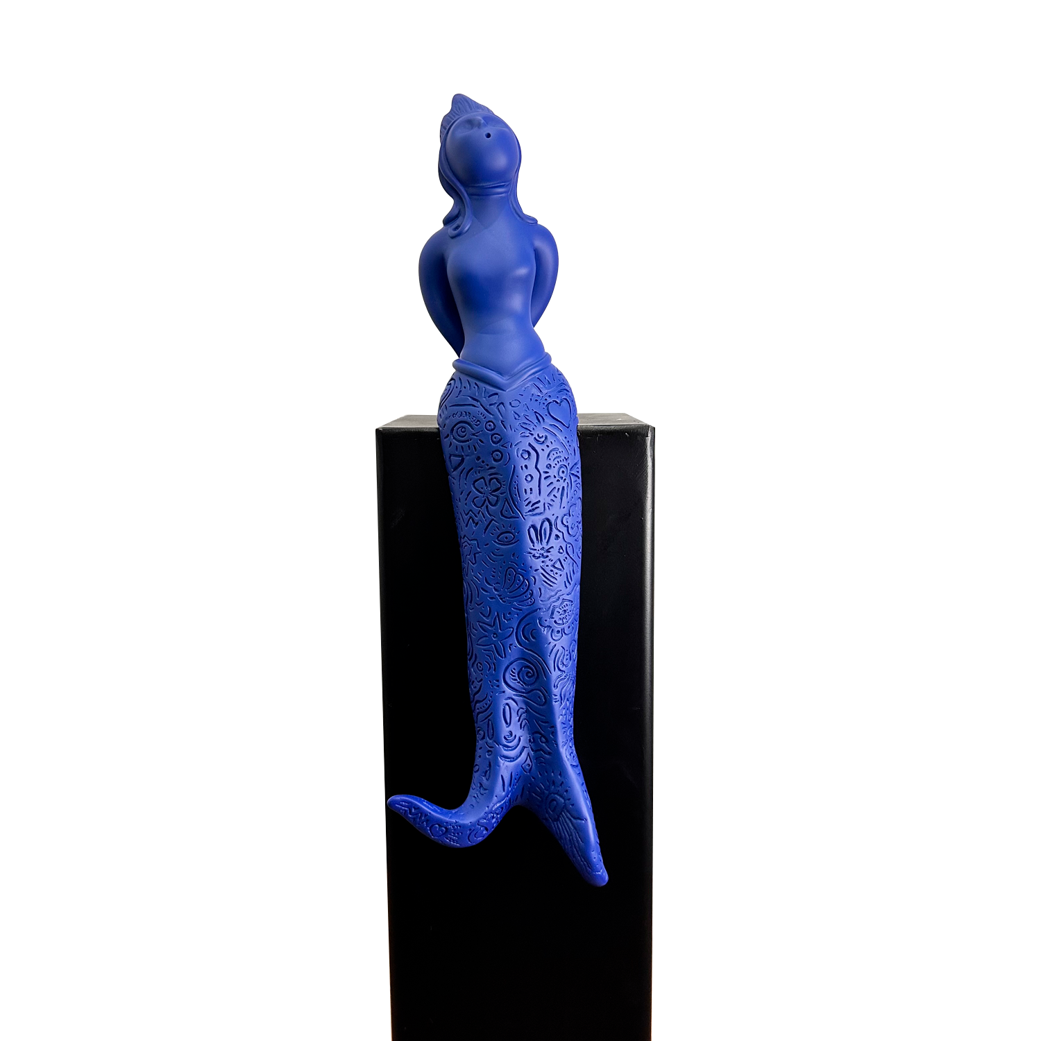 Partenope è cchiù bell' 'e Venere - sculpture in resin on the siren protector of Naples