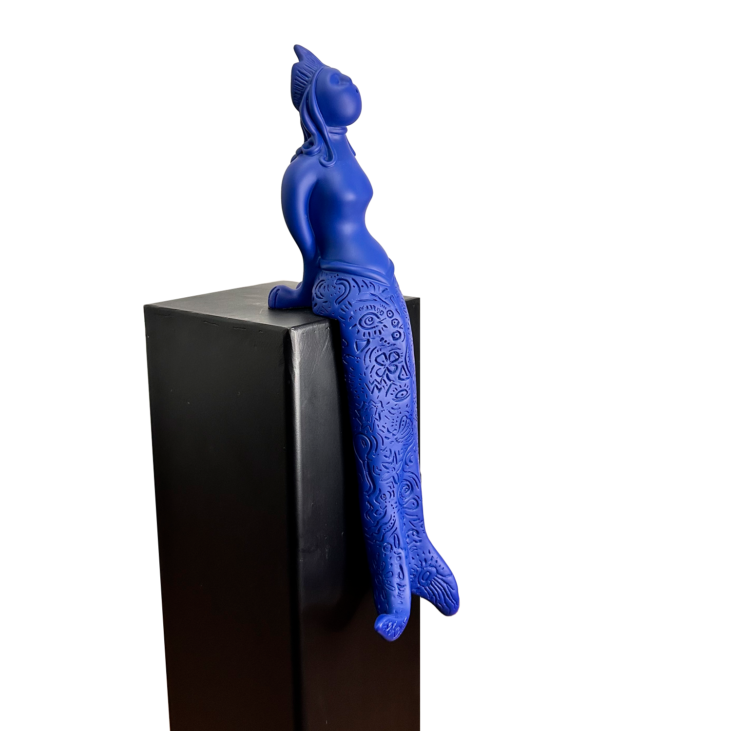 Partenope è cchiù bell' 'e Venere - sculpture in resin on the siren protector of Naples