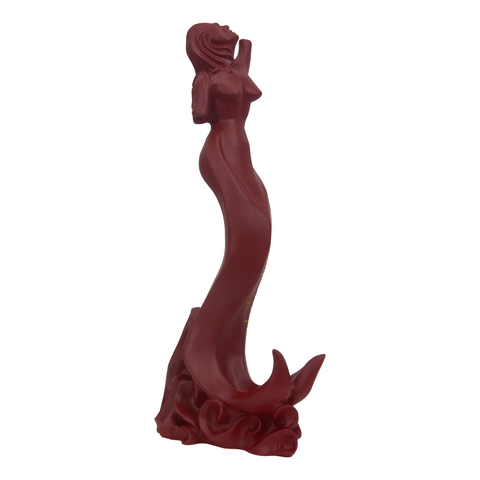 Partenope è cchiù bell' 'e Venere - sculpture in resin on the siren protector of Naples