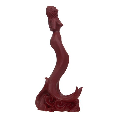 Partenope è cchiù bell' 'e Venere - sculpture in resin on the siren protector of Naples