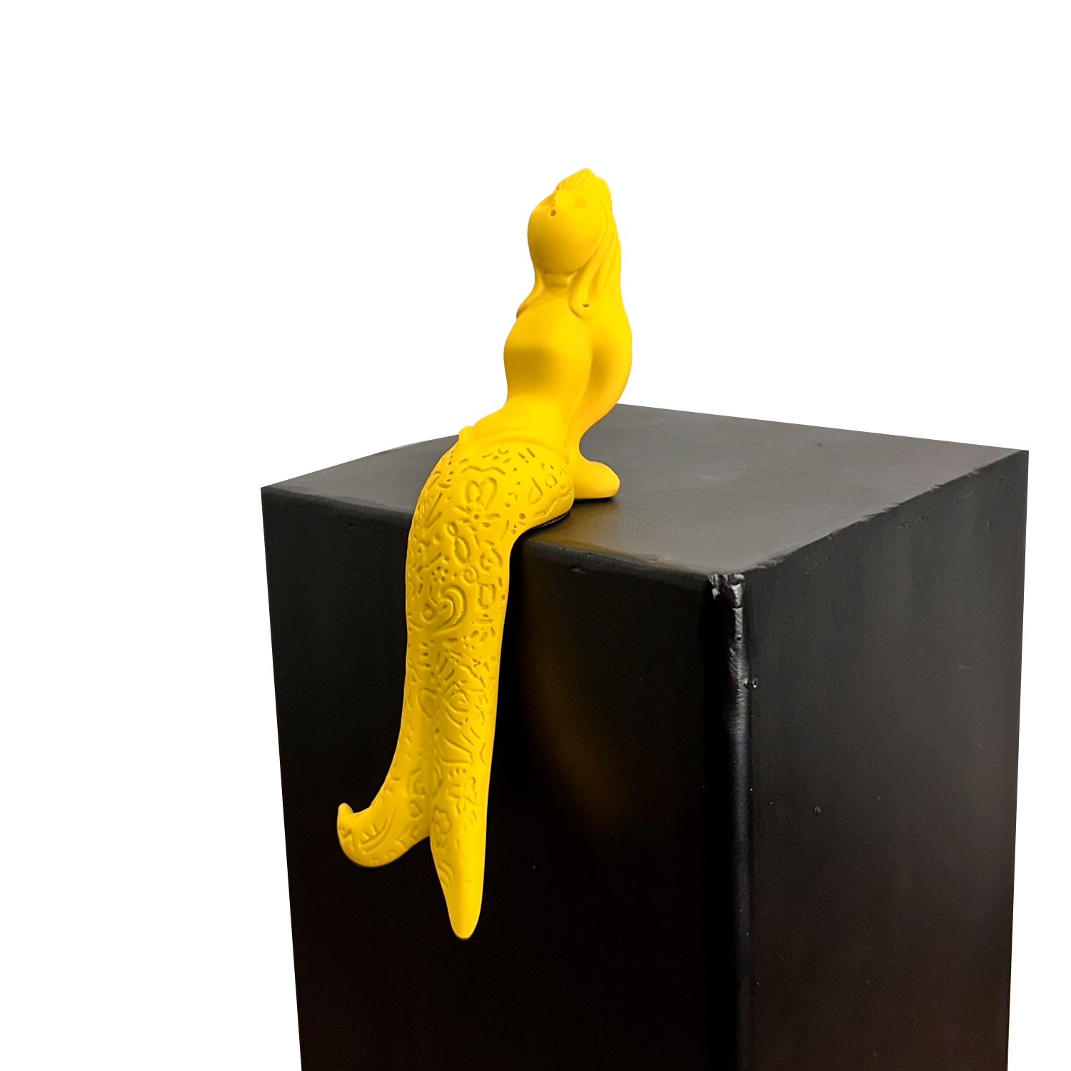 Partenope è cchiù bell' 'e Venere - sculpture in resin on the siren protector of Naples