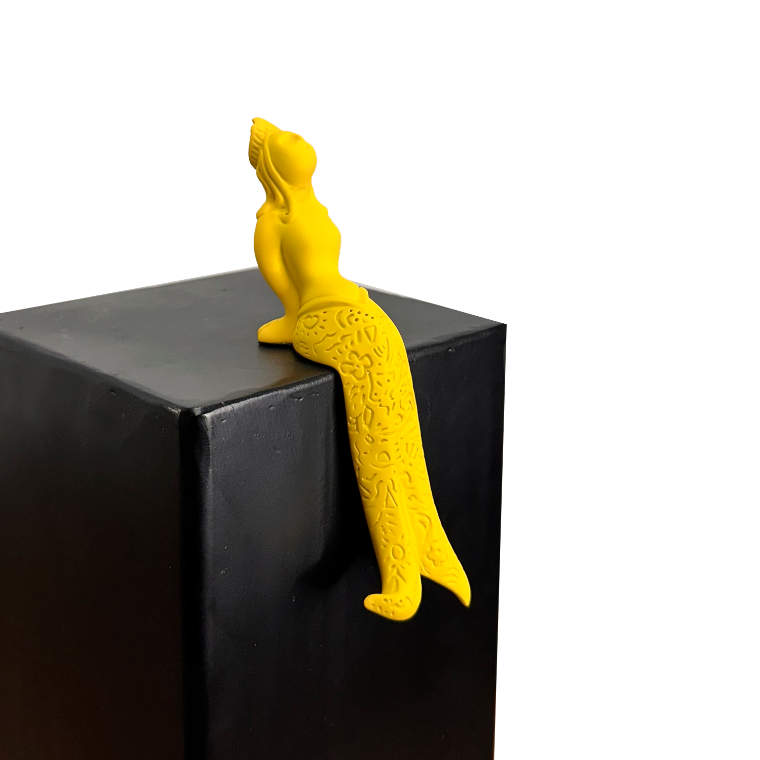 Partenope è cchiù bell' 'e Venere - sculpture in resin on the siren protector of Naples