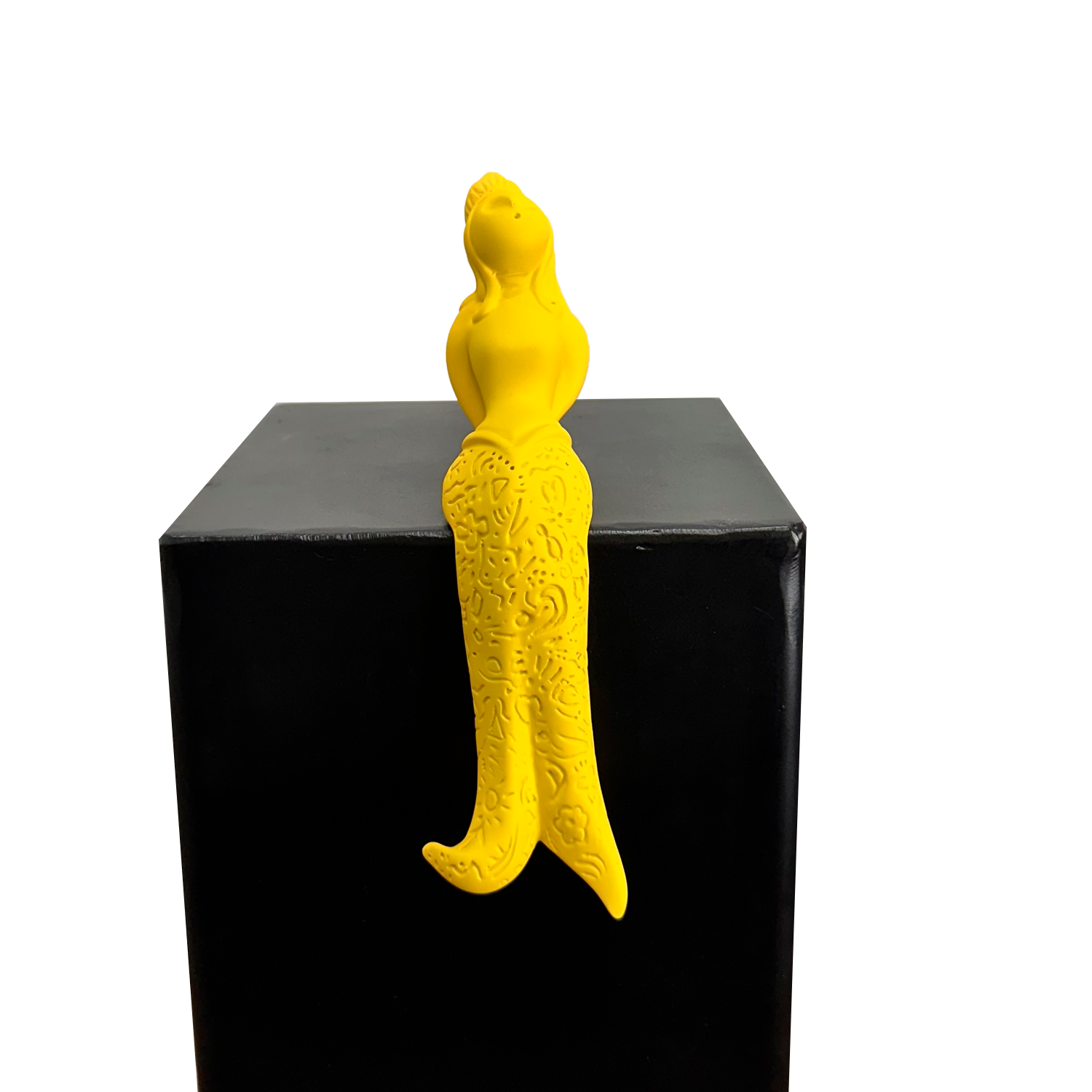 Partenope è cchiù bell' 'e Venere - sculpture in resin on the siren protector of Naples