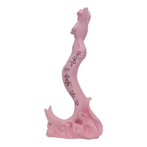 Partenope è cchiù bell' 'e Venere - sculpture in resin on the siren protector of Naples