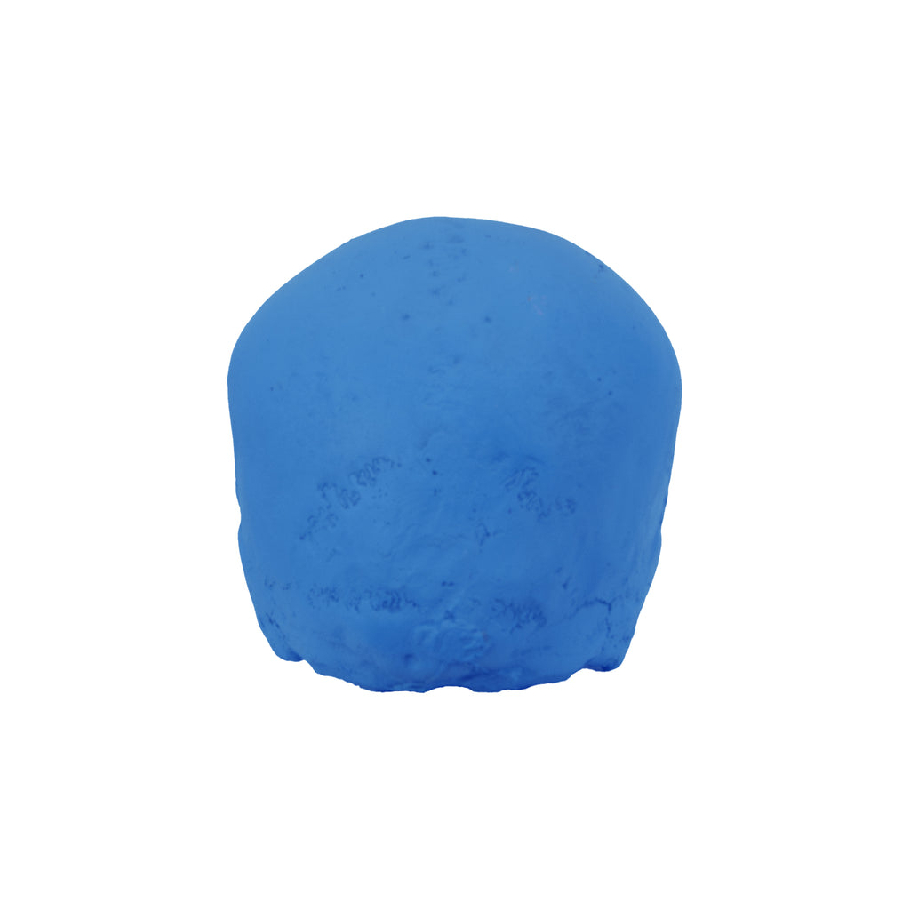 'E capuzzelle, il Culto delle Anime Pezzentelle - Teschi scultura in resina blu opaca da 14cm