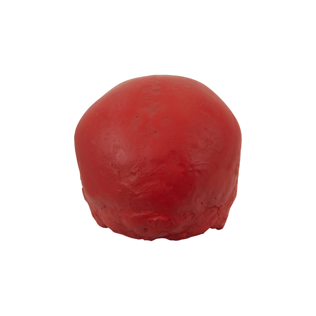 'E capuzzelle, il Culto delle Anime Pezzentelle - Teschi scultura in resina rossa opaca da 14cm