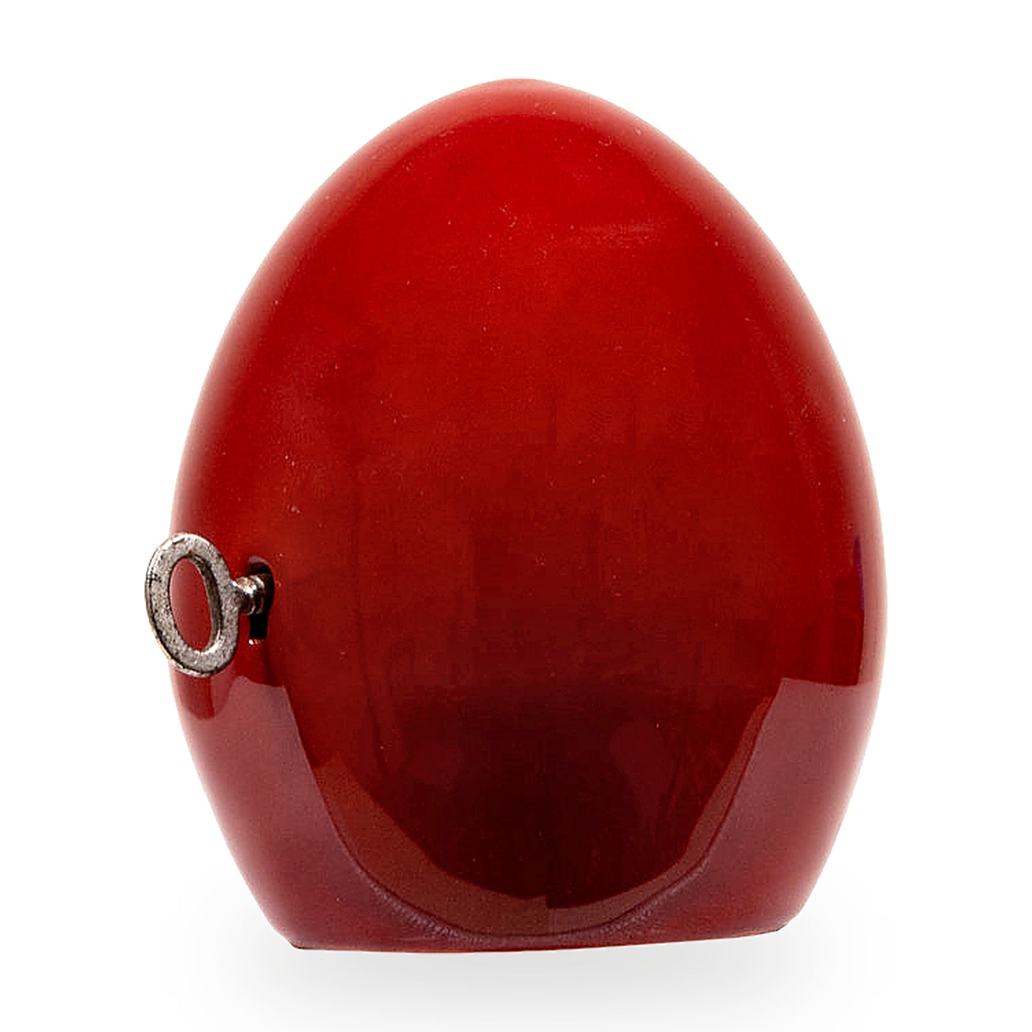 Egg of Virgil, the secrets of Naples - Sculpture in fire-glazed terracotta and iron key