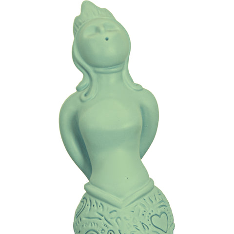 Partenope è cchiù bell' 'e Venere - sculpture in resin on the siren protector of Naples