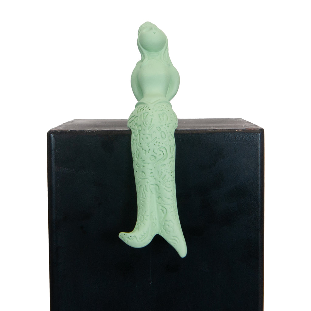Partenope è cchiù bell' 'e Venere - sculpture in resin on the siren protector of Naples