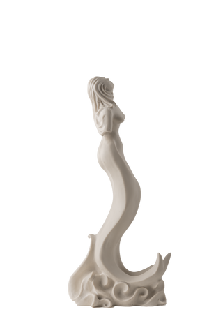 Partenope è cchiù bell' 'e Venere - scultura in resina sulla sirena protettrice di Napoli