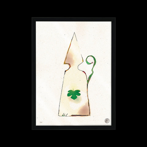 San GenNATURAL - grafica d'autore Special G numerata con cornice artigianale italiana