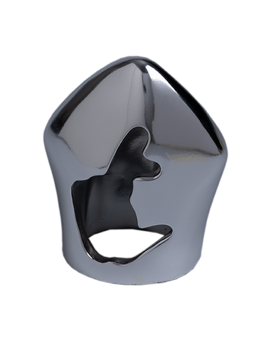 Gestus – sculpture in chromed resin of the miter of San Gennaro (ver. 13 cm) in partnership with the Academy of Fine Arts of Naples